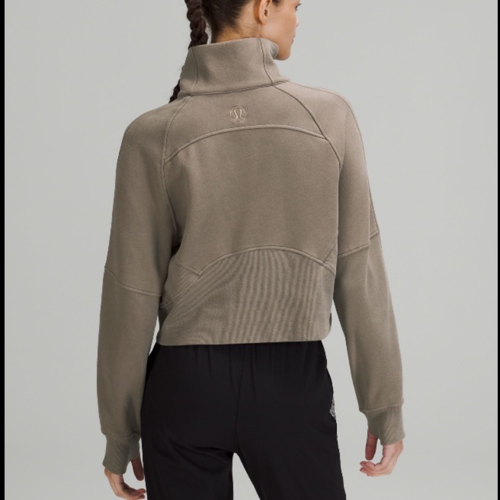 SOLD NWOT lululemon scuba oversized funnel half zip - Picture 3 of 9